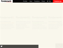 Tablet Screenshot of fondamenti.fr